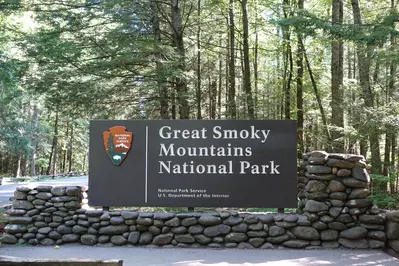 national park sign