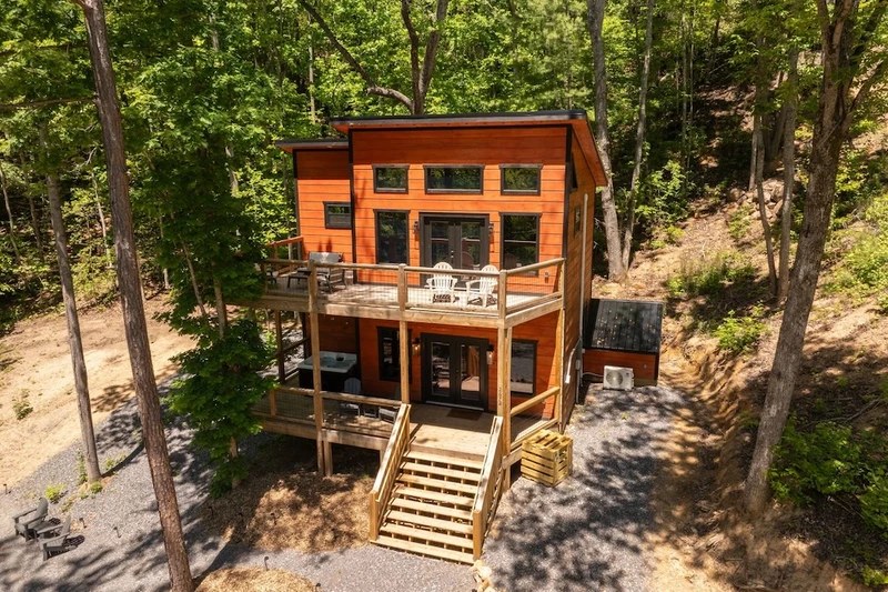 smoky sunset getaway is one of our Smoky Mountain cabins