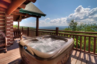 up in the smokies is one of our Smoky Mountain cabins