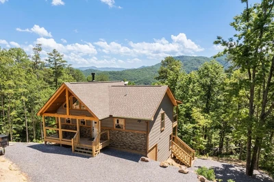 a walk in the clouds is one of our cabins in the Smokies